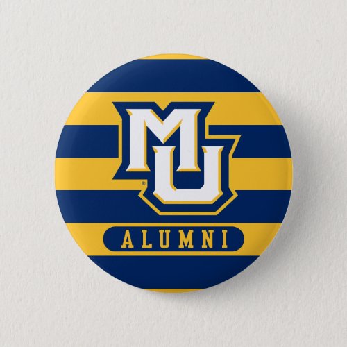 Marquette University Alumni Stripes Button