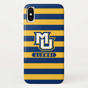 Marquette University Alumni Stripes iPhone X Case