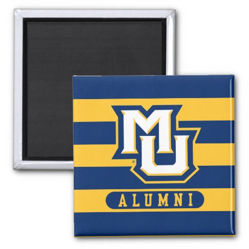 Marquette University Alumni Stripes Magnet