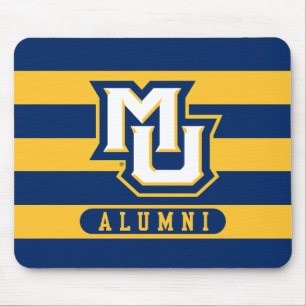 Marquette University Alumni Stripes Mouse Pad