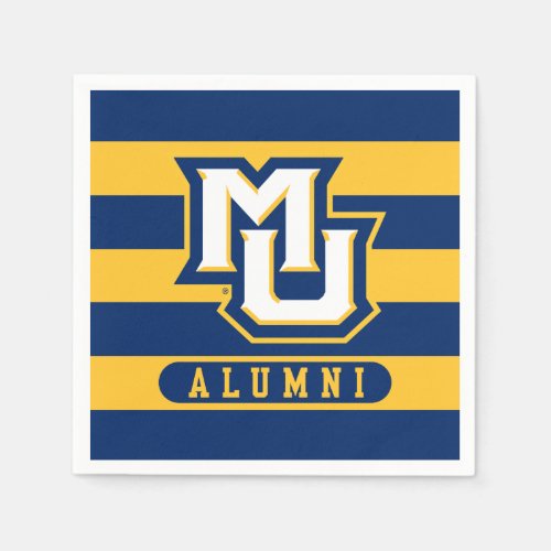 Marquette University Alumni Stripes Napkins