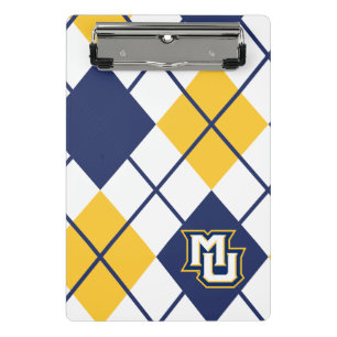 Marquette University Argyle Mini Clipboard