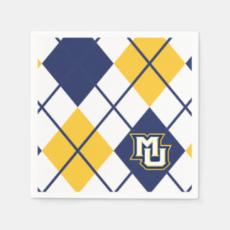 Marquette University Argyle Napkins