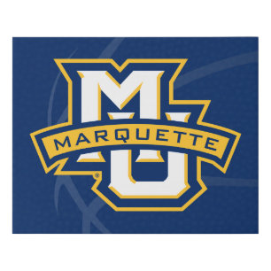Marquette University Basketball Faux Canvas Print