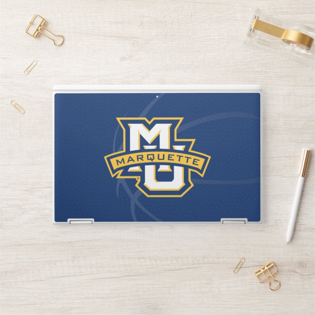 Marquette University Basketball HP Laptop Skin (Desk)