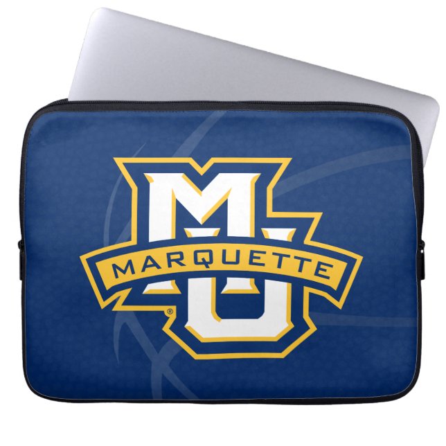 Marquette University Basketball Laptop Sleeve (Front)