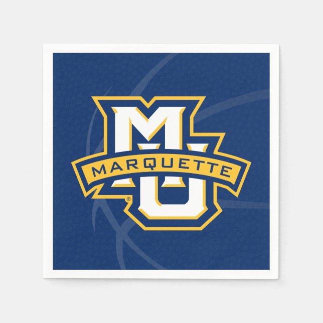 Marquette University Basketball Napkins (Front)