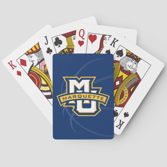 Marquette University Basketball Poker Cards (Back)