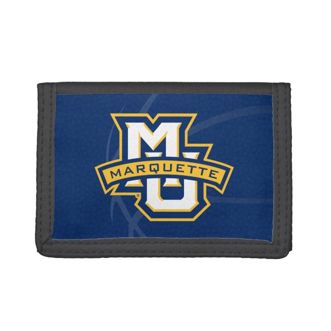 Marquette University Basketball Trifold Wallet (Front)