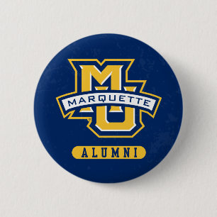 Marquette University Distressed Button