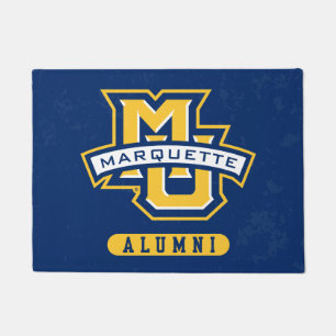 Marquette University Distressed Doormat