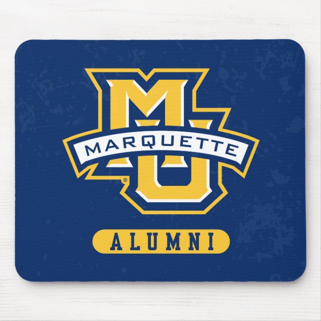 Marquette University Distressed Mouse Pad (Front)