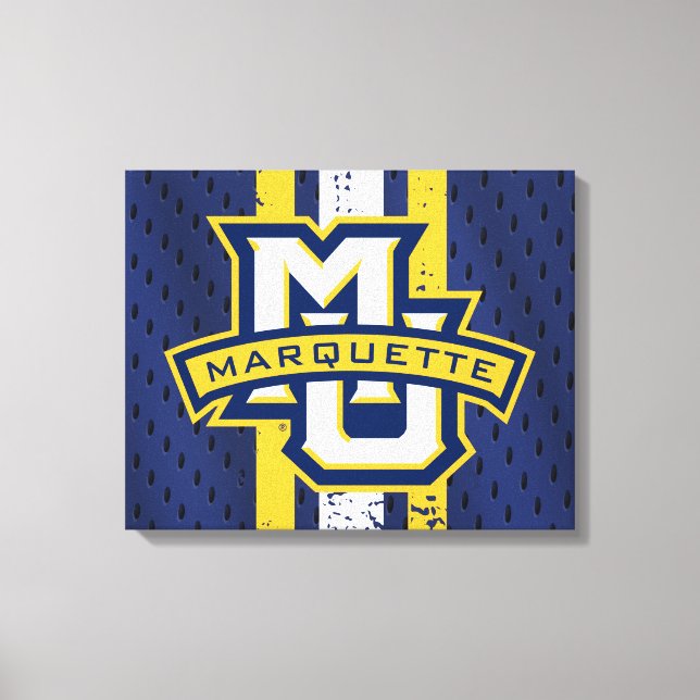Marquette University Jersey Canvas Print (Front)