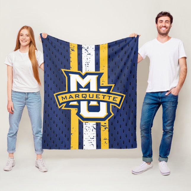 Marquette University Jersey Fleece Blanket (In Situ)