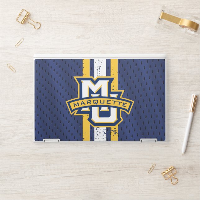 Marquette University Jersey HP Laptop Skin (Desk)
