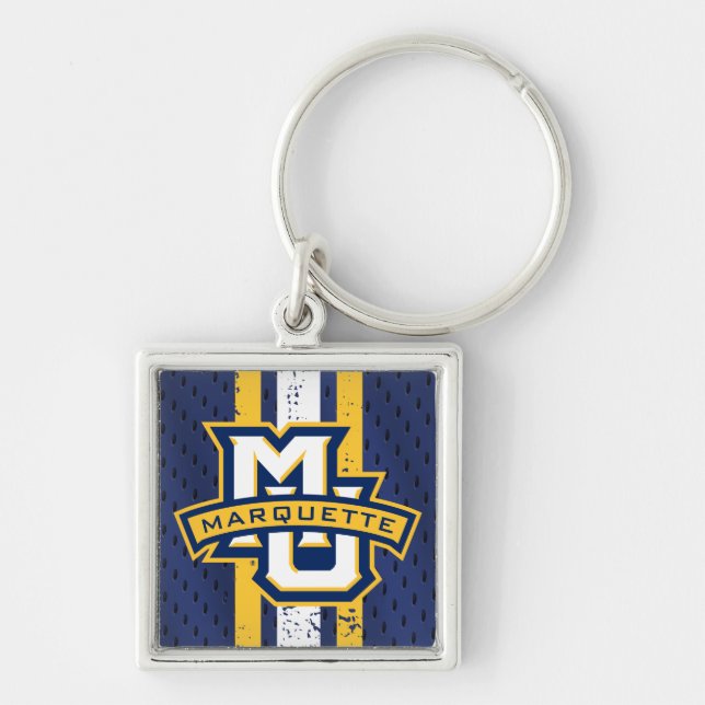 Marquette University Jersey Keychain (Front)