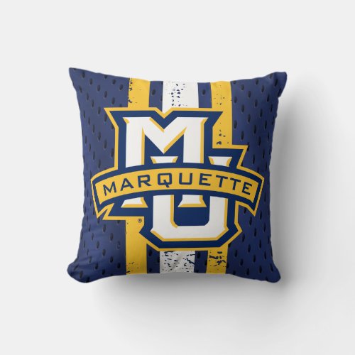 Marquette University Jersey Throw Pillow
