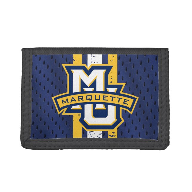 Marquette University Jersey Trifold Wallet (Front)