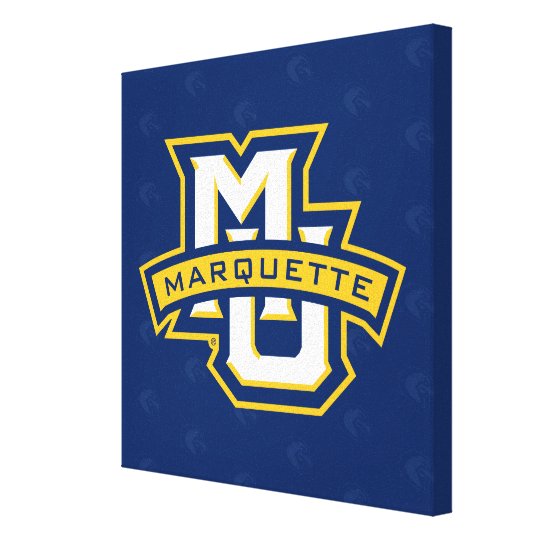 Marquette University Logo Watermark Canvas Print