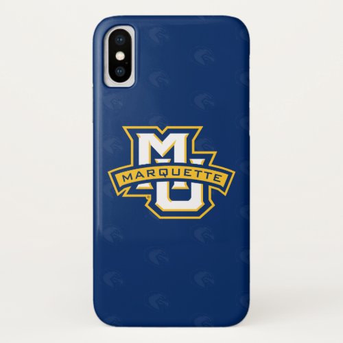 Marquette University Logo Watermark iPhone X Case