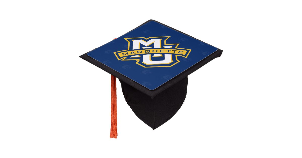 Marquette University Logo Watermark Graduation Cap Topper Zazzle