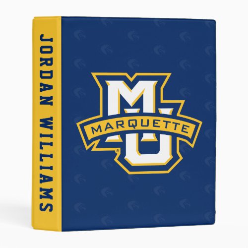 Marquette University Logo Watermark Mini Binder