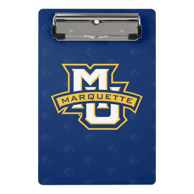 Marquette University Logo Watermark Mini Clipboard (Front)