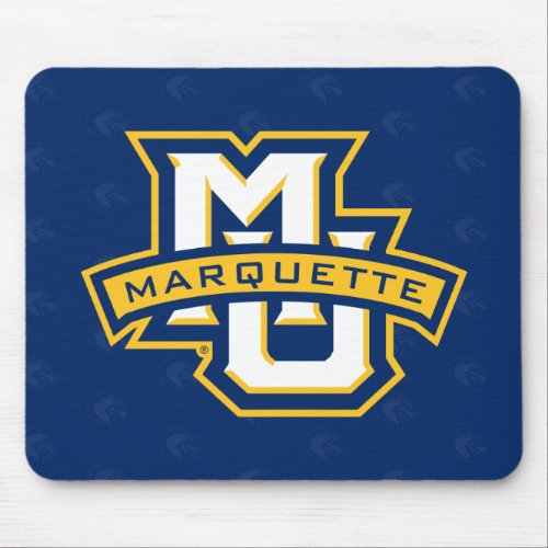 Marquette University Logo Watermark Mouse Pad