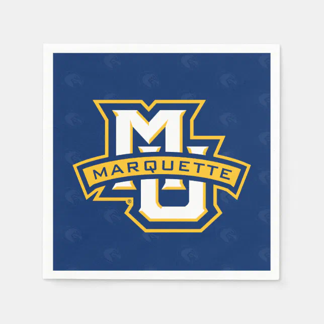 Marquette University Logo Watermark Napkins Zazzle