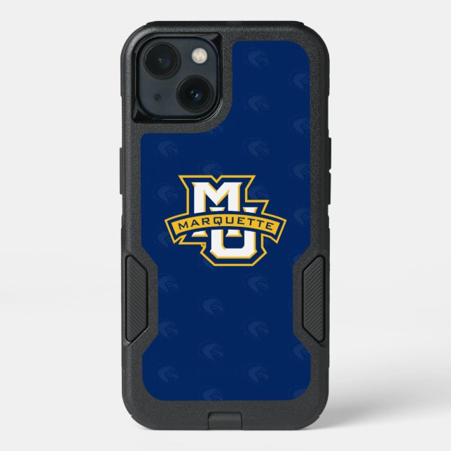 Marquette University Logo Watermark Otterbox iPhone Case (Back)