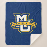 Marquette University Logo Watermark Sherpa Blanket at Zazzle
