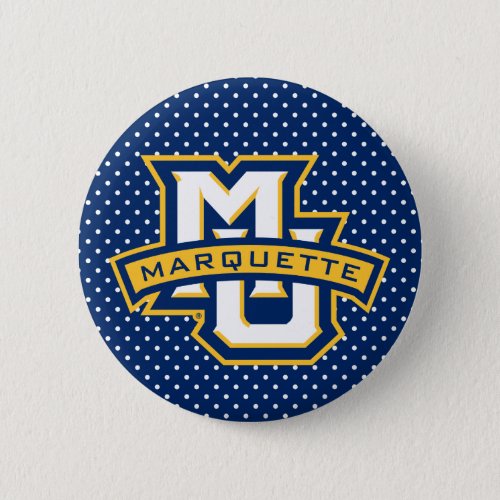 Marquette University Polka Dot Pattern Button