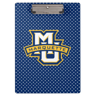 Marquette University Polka Dot Pattern Clipboard
