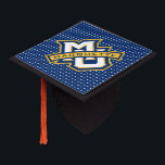 Marquette University Polka Dot Pattern Graduation Cap Topper<br><div class="desc">Check out these Marquette University designs! Show off your Marquette pride with these new University products. These make the perfect gifts for the MU student, alumni, family, friend or fan in your life. All of these Zazzle products are customizable with your name, class year, or club. Go Golden Eagles!</div>