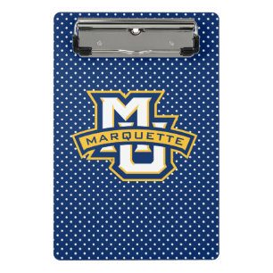 Marquette University Polka Dot Pattern Mini Clipboard