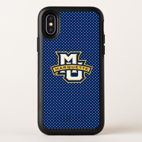 Marquette University Polka Dot Pattern OtterBox Symmetry iPhone XS Case