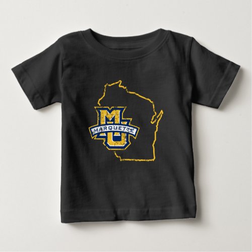 Marquette University State Love Baby T_Shirt