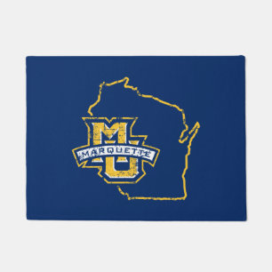 Marquette University State Love Doormat