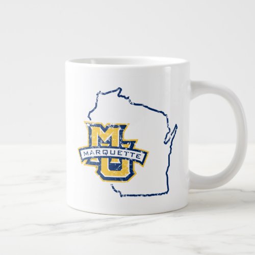 Marquette University State Love Giant Coffee Mug