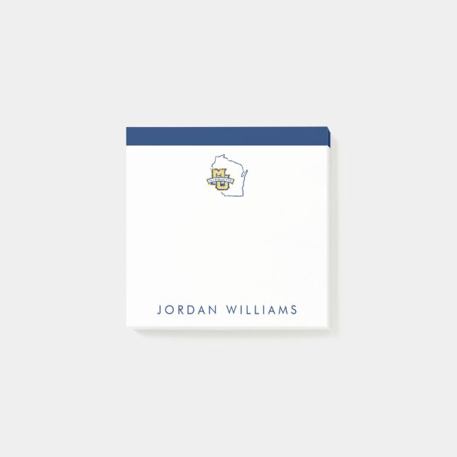 Marquette University State Love Post-it Notes (Front)