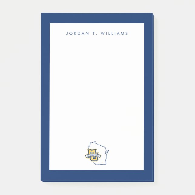 Marquette University State Love Post-it Notes (Front)