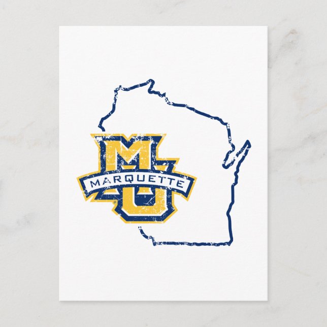 Marquette University State Love Postcard (Front)