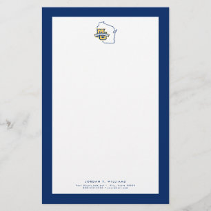 Marquette University State Love Stationery