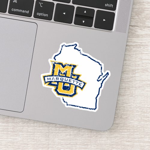 Marquette University State Love Sticker