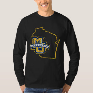 Marquette University State Love T-Shirt