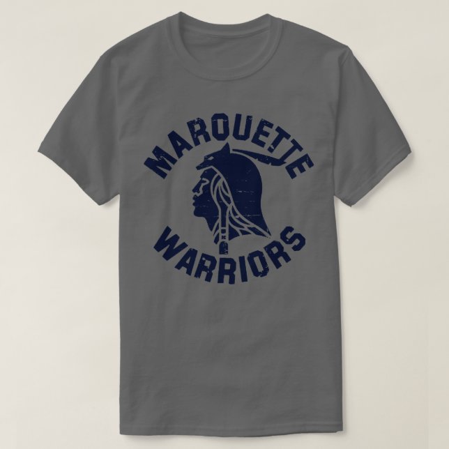 Marquette Warriors Navy TShirt (Design Front)