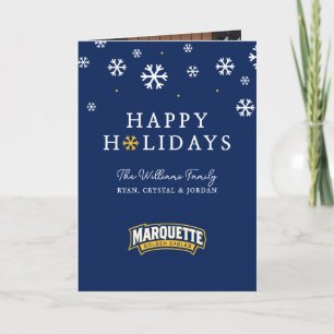 Marquette Wordmark Holiday Design Card