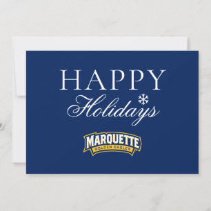 Marquette Wordmark Holiday Design Card