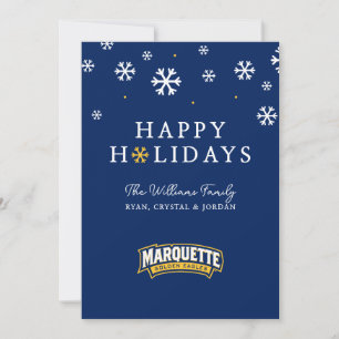 Marquette Wordmark Holiday Design Card