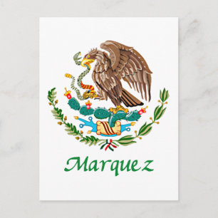 Marquez Mexican National Seal Postcard